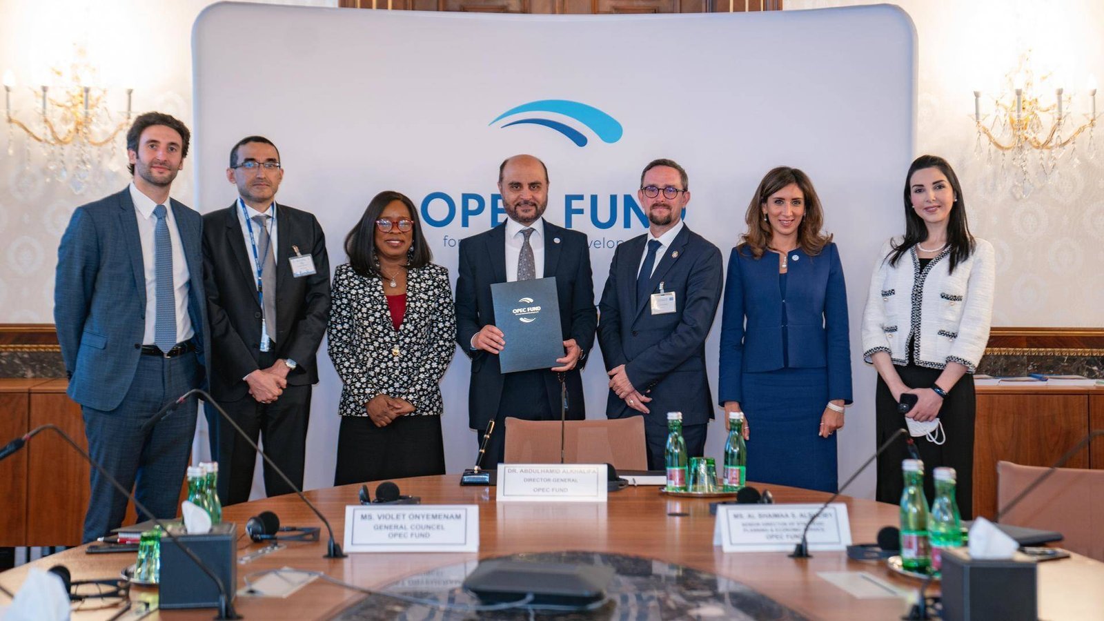 OFID officials approve 605 million dollars in funding for global development and infrastructure projects.