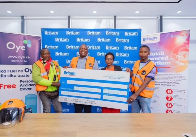Britam invests KES 5M in fintech Oye to boost insurance and fuel credit access 