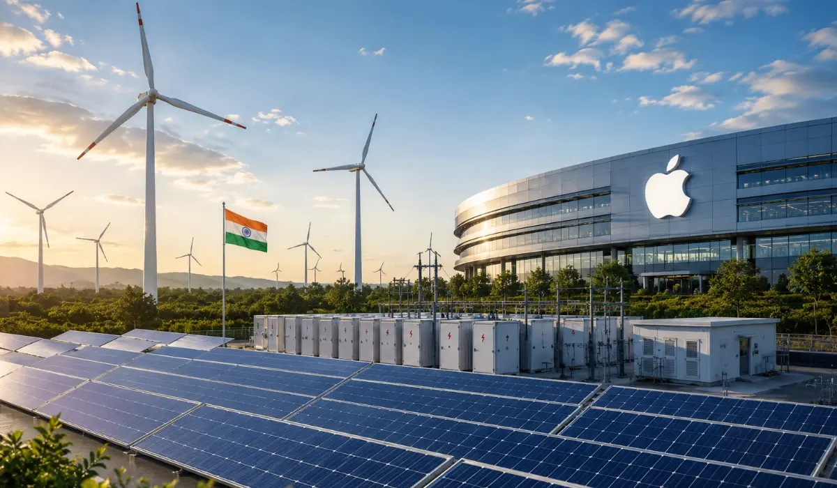 Apple expands clean energy initiatives in India with 100 crore rupee investment
