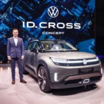 Volkswagen unveils the affordable ID. Cross electric SUV, aiming to strengthen its position in the global EV market and compete with rapidly growing Chinese automakers.