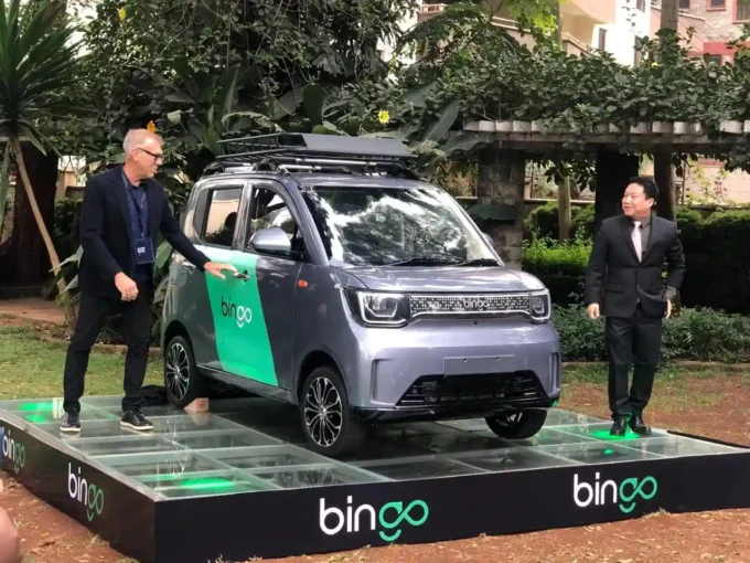 Bingo unveils a dual-battery electric vehicle in Kenya, supporting the country's growing electric mobility and clean transportation sector.