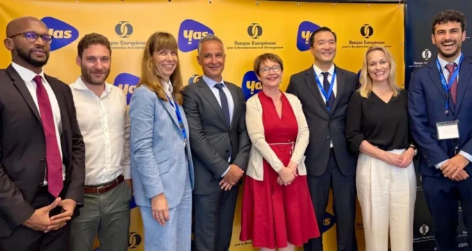 The EBRD provides €270 million in financing to Yas to expand telecommunications networks across Africa, improving digital connectivity, infrastructure investment, and access to mobile services