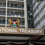 Exterior of Kenya’s National Treasury building, representing Treasury bills, government securities, public borrowing, and Kenya’s domestic debt market.
