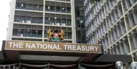 Exterior of Kenya’s National Treasury building, representing Treasury bills, government securities, public borrowing, and Kenya’s domestic debt market.
