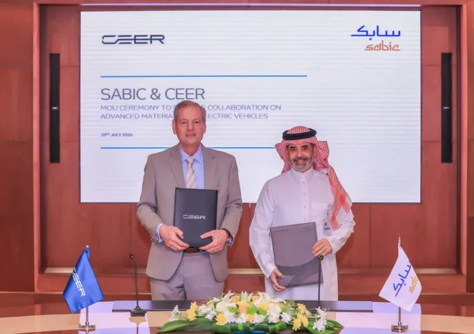 SABIC and CEER partner to strengthen Saudi Arabia's electric vehicle manufacturing industry through advanced materials and sustainable automotive innovation.