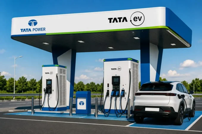 Tata Power expands its ultra-fast EV charging network along National Highway 65, improving charging access for electric vehicle drivers between major Indian cities.