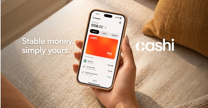 Cashi launches the public beta of its stablecoin spending app and Visa card, enabling users to spend digital assets through everyday payments