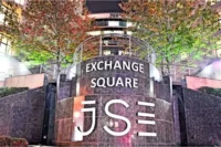 Exterior view of the Johannesburg Stock Exchange at Exchange Square, representing South Africa’s equity market and JSE Limited’s market infrastructure role. .