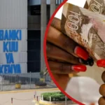 Feature image showing the Central Bank of Kenya building alongside a close-up of Kenyan shilling banknotes, representing Kenya’s Treasury bond switch, government securities and investor demand for medium-term debt.
