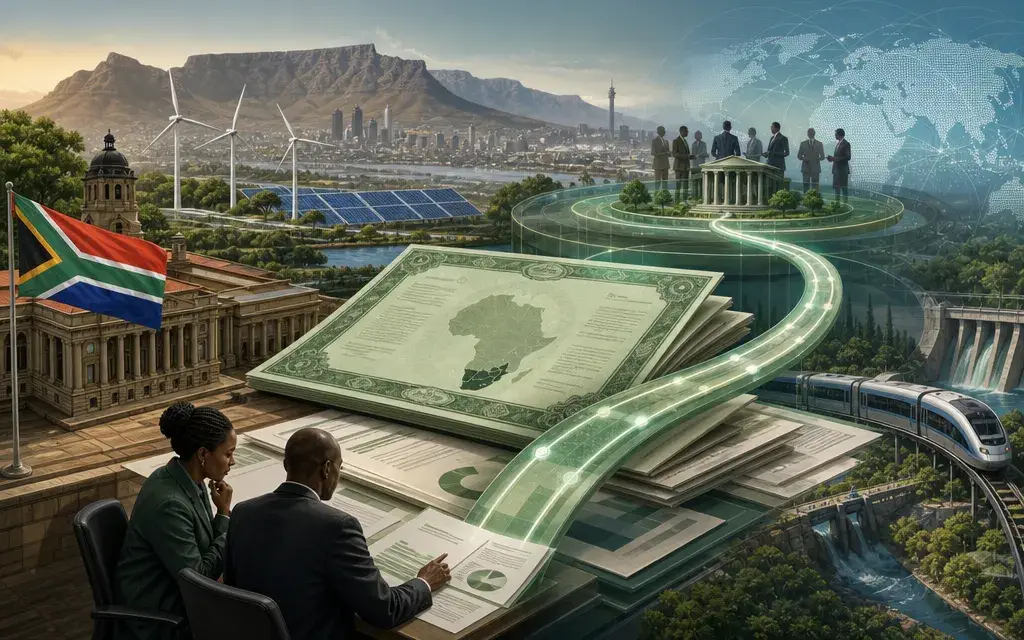 South Africa targets its first sovereign green bond by March 2027 to mobilise funding for climate and environmentally sustainable projects.