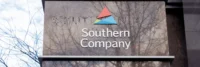 Exterior building sign showing the Southern Company name and logo, representing the US utility company behind the convertible senior notes offering.