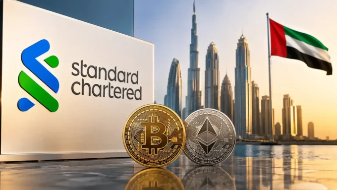 Standard Chartered expands institutional crypto trading services in the UAE, supporting greater access to digital asset markets for institutional investors.